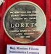 NL* LORETO Medaglia Argento ANNO MARIANO 1987 1988 La Vergine di Loreto Proof