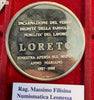 NL* LORETO Medaglia Argento ANNO MARIANO 1987 1988 La Vergine di Loreto Proof