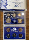 NL* U.S.A Stati Uniti d'America 2001 MINT PROOF SET 10 VALORI STATE Quarters