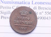 NL* DUE SICILIE FERDINANDO II BORBONE 1/2 MEZZO TORNESE 1833 super conservazione
