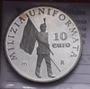 NL* SAN MARINO 10 EURO Argento 2005 MILIZIA UNIFORMATA PROOF