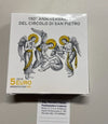 NL* VATICANO FRANCESCO 5 Euro 2019 ORO e ARGENTO CIRCOLO DI SAN PIETRO PROOF